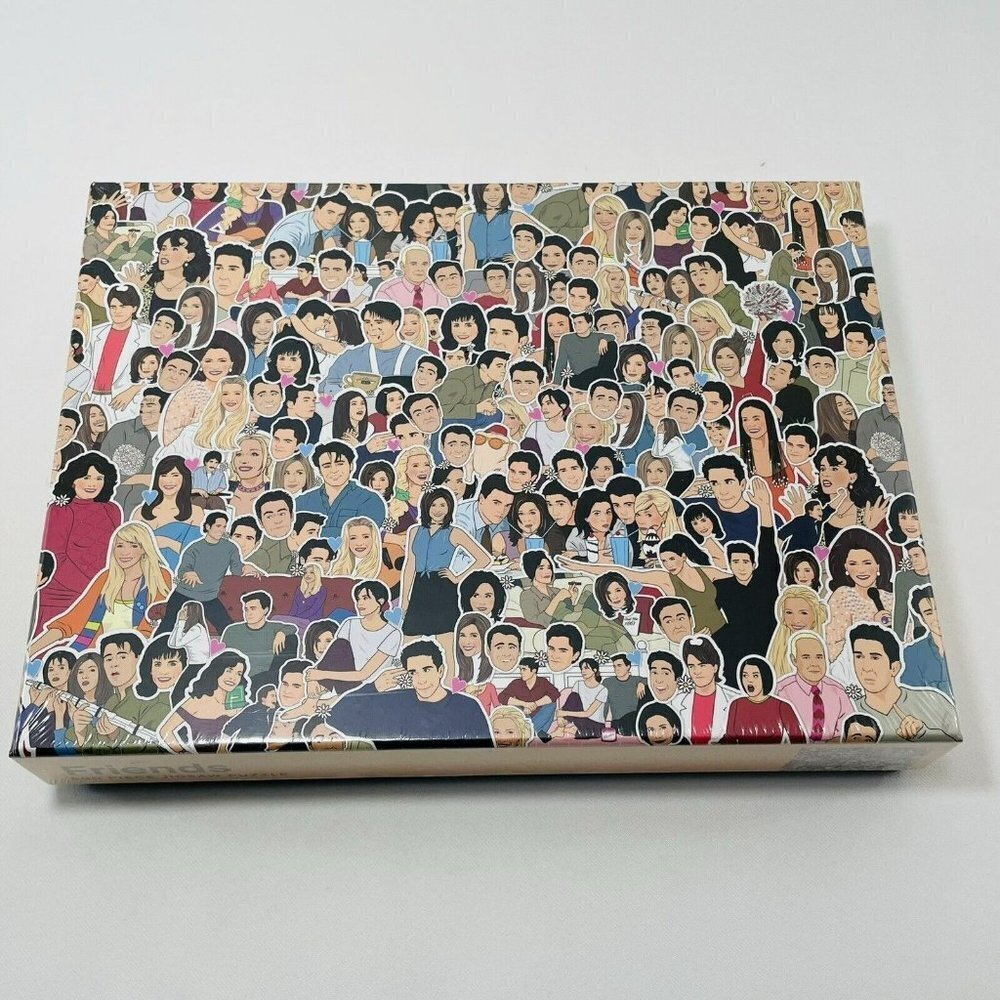Friends Show Puzzle 500Pcs Jigsaw Character Face Iconic 25th Anniversary Memory